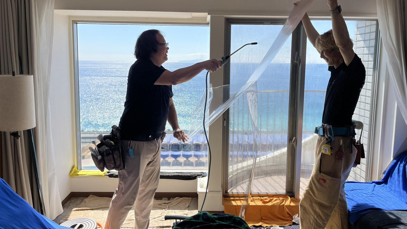 窓ガラスフィルム施工のアイキャッチ画像