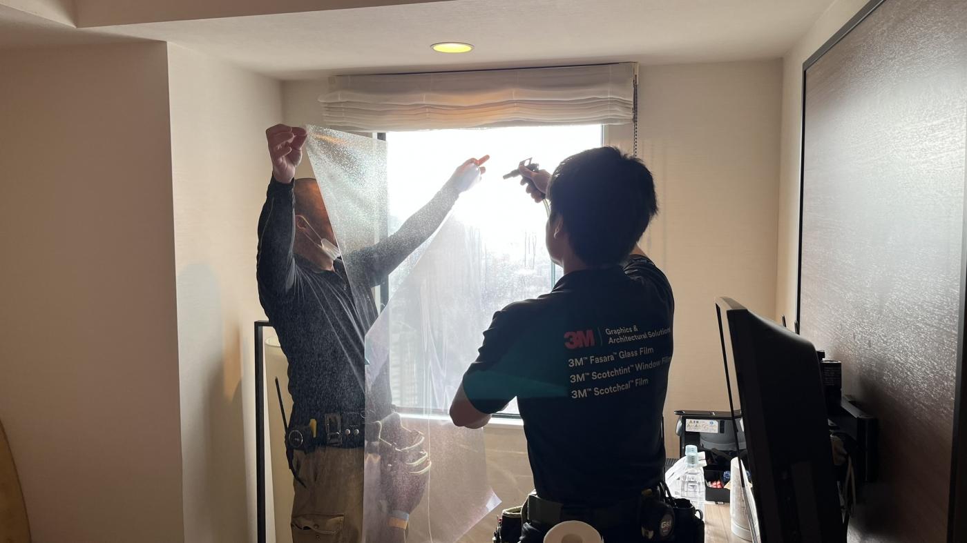 窓ガラスフィルム施工のアイキャッチ画像